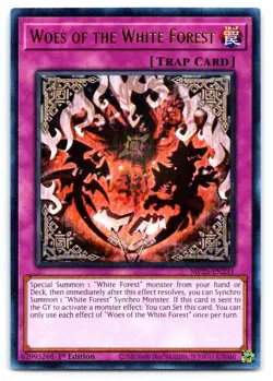 Yugioh Woes of the White Forest Ultra Rare 2025 Mega-Pack MP25-EN231 - Image 1