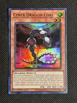 YuGiOh! - Cyber Dragon Core RA04-EN013 Ultra Rare 1st Edition Near Mint - Image 1