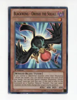 Blackwing - Oroshi The Squall DRLG-EN027 1st Edition Super Rare Yugioh TCG - MP - Image 1