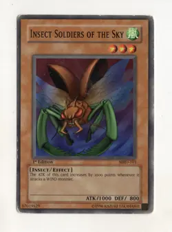 Insect Soldiers Of The Sky MRD-101 1st Edition Common Yugioh TCG - MP - Image 1
