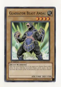 Gladiator Beast Andal LCGX-EN223 1st Edition Common Yugioh TCG - MP - Image 1