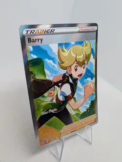 Barry 167/172 Brilliant Stars Ultra Rare Holo Full Art Pokemon Card NM 2022 - Image 2