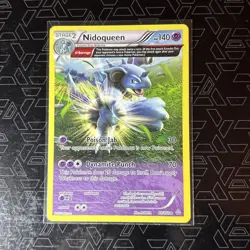 Nidoqueen 69/160 XY Primal Clash Reverse Holo Rare Pokemon TCG Card NM - Image 1