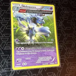 Nidoqueen 69/160 XY Primal Clash Reverse Holo Rare Pokemon TCG Card NM - Image 2