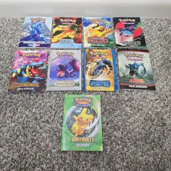 Pokemon TCG Rule Book / Card List Lot Of 9 Vintage - Image 1