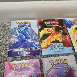 Pokemon TCG Rule Book / Card List Lot Of 9 Vintage - Image 2