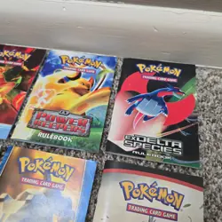Pokemon TCG Rule Book / Card List Lot Of 9 Vintage - Image 3