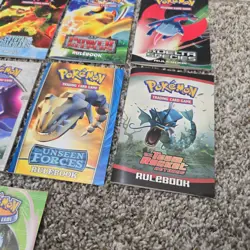Pokemon TCG Rule Book / Card List Lot Of 9 Vintage - Image 4