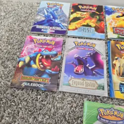Pokemon TCG Rule Book / Card List Lot Of 9 Vintage - Image 5