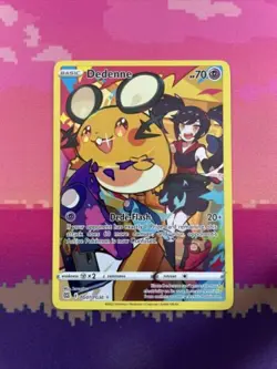 Pokemon Card Dedenne TG07/TG30 Brilliant Stars Trainer Gallery Near Mint - Image 1