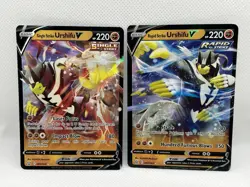 Pokemon TCG Urshifu V & VMAX Lot (6 Cards) Rapid/Single Strike Holo NM SWSH TG - Image 4