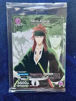 Renji Abarai Participation Pack Sealed Union Arena Card Promo English - Image 1