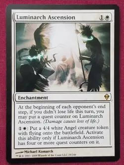 Magic The Gathering ZENDIKAR LUMINARCH ASCENSION white card MTG - Image 1
