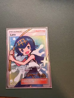 Pokemon TCG Lana Ultra Prism Holo Card 150/156 Full Art Ultra Rare NM/M - Image 1