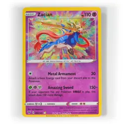 Pokemon - Zacian - 082/185 - SWSH Vivid Voltage - Amazing Rare Card - Image 1