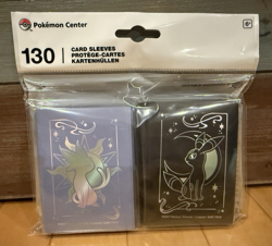 Pokemon Center Exclusive Celestial Espeon Umbreon Trading Card Sleeves 130 Pack - Image 1
