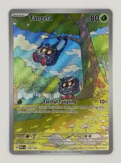 Tangela 178/165 Sv: Scarlet & Violet 151 Holo Pokemon Card TCG Full Art NM - Image 1