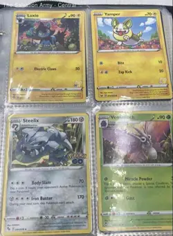 Pokemon Sword And Shield Yamper Trading Card Game Mixed Lot With Case - Image 1