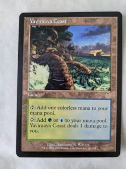 Yavimaya Coast Apocalypse LP Rare mtg Magic the Gathering - Image 1