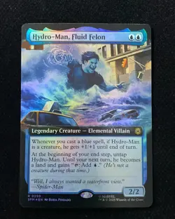 25 Magic The Gathering MTG Marvel EN Borderless Foil Hydro-Man Fluid Felon AK001 - Image 1