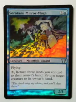 Soratami Mirror-Mage *FOIL Uncommon* Magic MtG x1 Champions of Kamigawa SP - Image 1