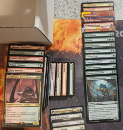 4 Custom Warhammer 40K Commander (EDH) Decks MTG - read description - Image 3