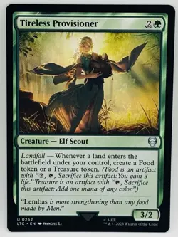 MTG Tireless Provisioner Commander: The Lord of the Rings: Tales of Middle-earth - Image 1