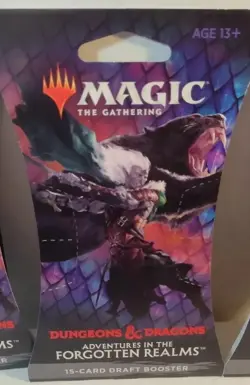 Magic The Gathering MTG Dungeons & Dragons Forgotten Realms Booster Pack - Image 1
