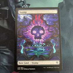 4x Swamp 279, Full Art Stained Glass Showcase, Dominaria United, Magic MTG NM - Image 5