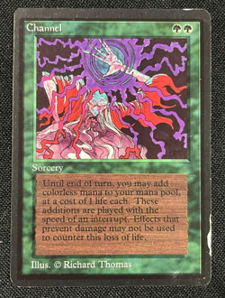 Wizards of the Coast Magic the Gathering Beta Channel Green Uncommon AA - Image 1