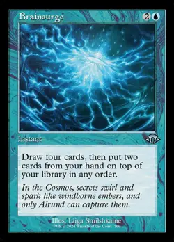 Brainsurge - Retro Frame Light Play, English Magic the Gathering MTG Modern Hori - Image 1