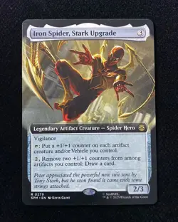 2025 Magic The Gathering MTG Marvel EN R 0279 Iron Spider Stark Upgrade AK001 - Image 1