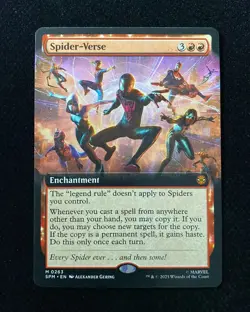 2025 Magic The Gathering MTG Marvel EN Borderless #M 0263 SPM Spider-Verse AK001 - Image 1
