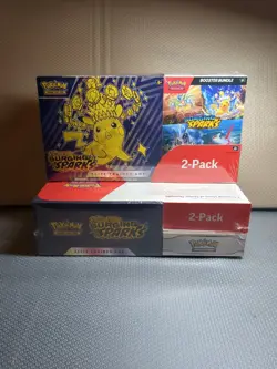 ⚡ Pokemon TCG: Surging Sparks Elite Trainer Box / ETB & Booster Bundle Set - New - Image 1