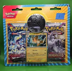 Pokemon Scarlet And Violet And Paldea Evolved Blister 2 Pack Factory Sealed - Image 1