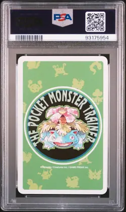 1996 POKEMON GREEN VERSION PLAYING CARDS 6 OF HEARTS #111 RHYHORN PSA 10 - Image 2
