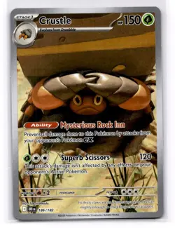 Crustle SV10: Destined Rivals - Pokemon NM 186/182 - Image 1
