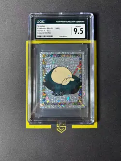 1998 Pokemon Merlin Series 1 S22 Special Glitter Snorlax CGC 9.5 FCJS - Image 1