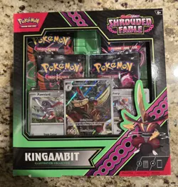 Pokemon Scarlet & Violet Shrouded Fable Kingambit Illustration Collection New - Image 1