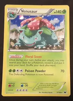 Venusaur - 3/108 - Dark Explorers - Cosmos Holo Rare (2012) Pokemon TCG MP - Image 1