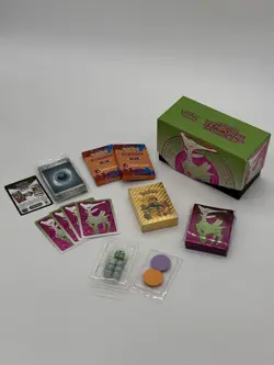 Pokemon LOT!! Temporal Forces Iron Leaves Scarlet & Violet ETB Elite Box Items - Image 1