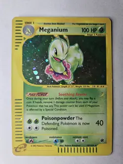 Meganium 18/165 Pokemon Expedition Reverse Holo Rare Card - Image 2