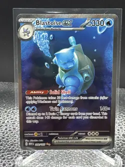 Pokemon Blastoise EX Scarlet & Violet-151 200/165 Holo Special Illustration - Image 1