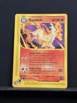 Pokemon Card - Rapidash Black Star Promo #51 - 2002 Vintage WOTC - Image 1