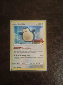 Official Pokemon SWSH068 [Staff] Snorlax Prerelease Promo Pokemon Card - Image 4
