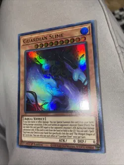 1996 Yugioh Card MINT Guardian Slime Ultra Rare Holo #LED7-EN003 1st Edition - Image 3