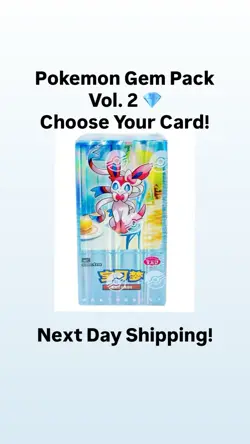Pokemon Chinese Gem Pack Vol 2 CBB2C Choose Your Card! Fast Ship US Seller! - Image 1