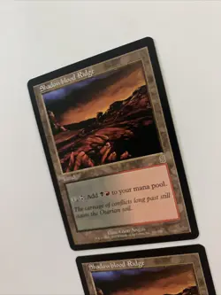 2x Shadowblood Ridge X2 - Odyssey Land Rare MAGIC MTG CARD Light Play LP NM - Image 5