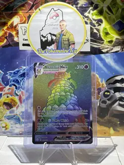 Alcremie VMAX 073/072 Shining Fates Secret Rare Rainbow NM Pokemon Card - Image 1