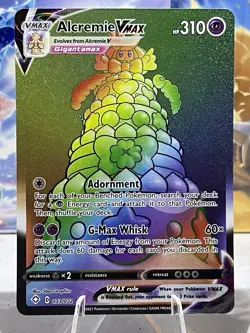Alcremie VMAX 073/072 Shining Fates Secret Rare Rainbow NM Pokemon Card - Image 2